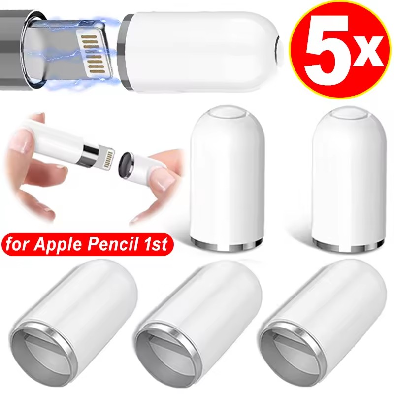 Essential Tablet Accessories - Magnetische Stiftkappen für Apple Pencil 1