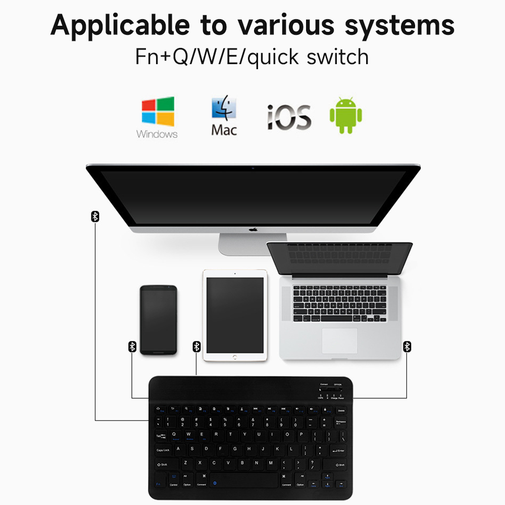 Bluetooth-Tastatur für iOS And – Samsung Tablet With Accessories Bewertung und Preis